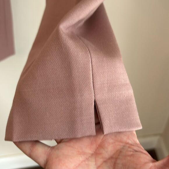 J. Crew cropped Dusty Pink Mauve Trousers work dressy women pants 6 wool blend - Picture 7 of 15